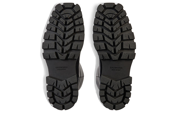 (WMNS) Balenciaga Rhino Booties 'Black Smooth Calfskin' 763684WBB501000
