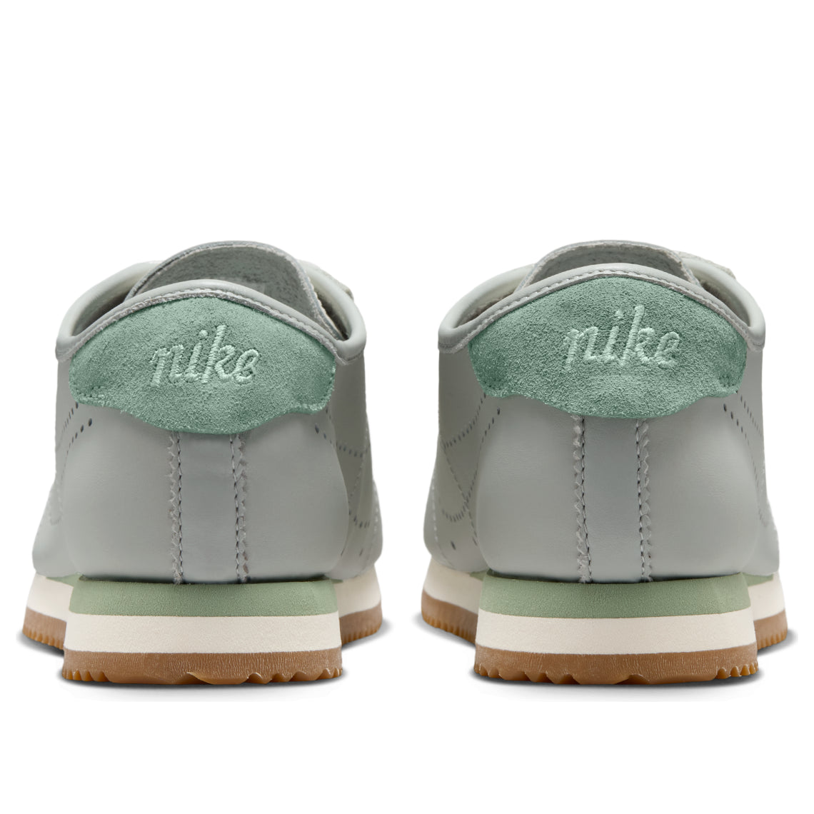 (WMNS) Nike Cortez Leather 'Light Silver Steam Gum' HQ1841-003