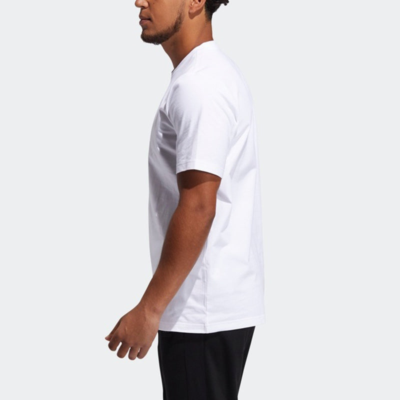 adidas Mic Rose Tee Basketball Sports Short Sleeve White GQ1361