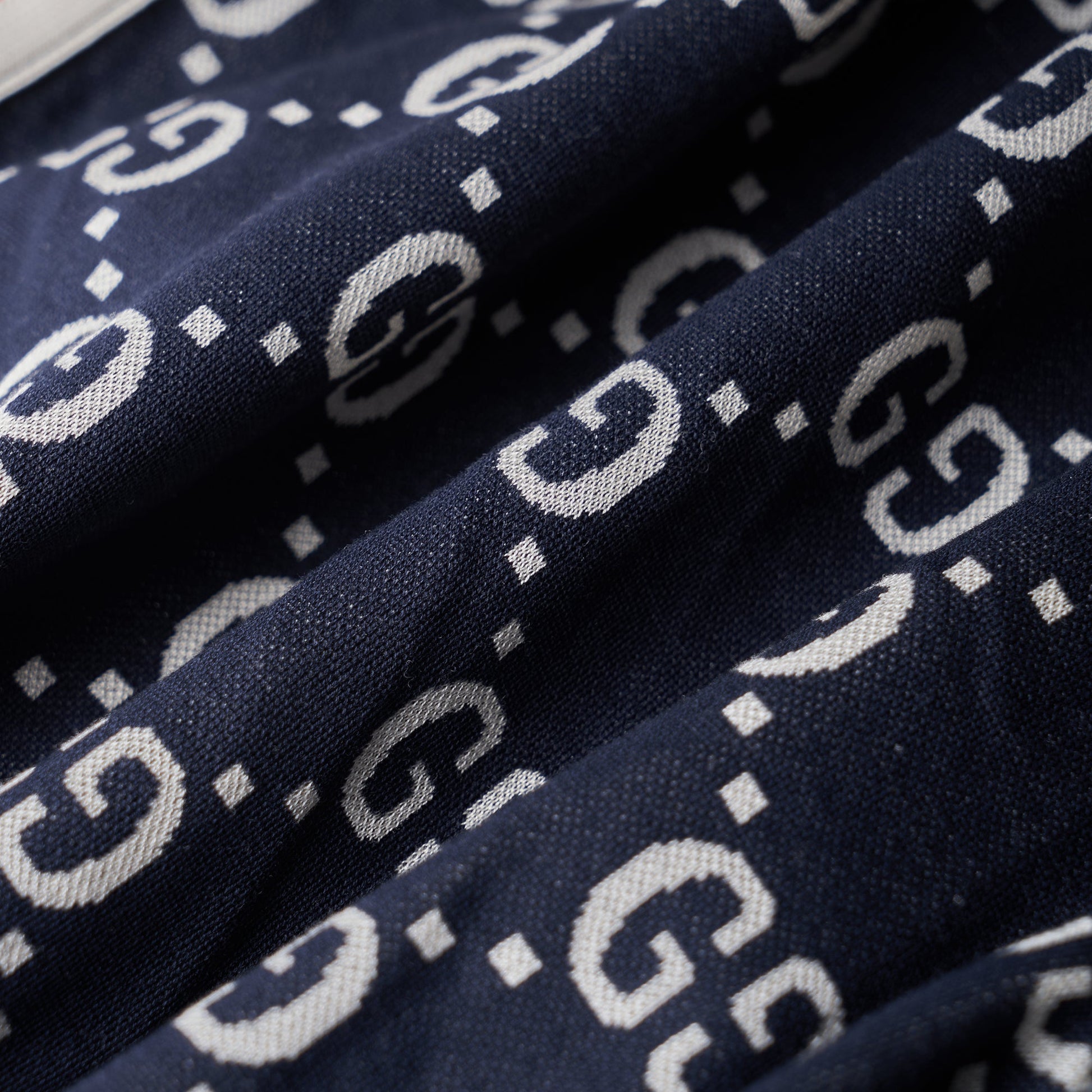 Gucci Side Contrast Striped Jacquard Shorts For Men Blue 474632-X9V05-4245
