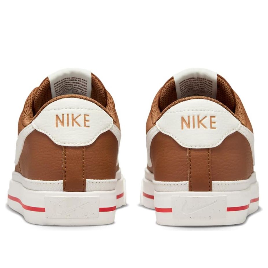 (WMNS) Nike Court Legacy Next Nature 'Light British Tan Fire Red Sail' DH3161-200