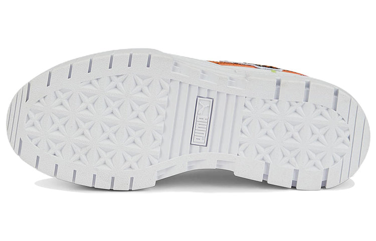 (WMNS) PUMA Mayze Pierced 'White Orange Brick' 386582-02