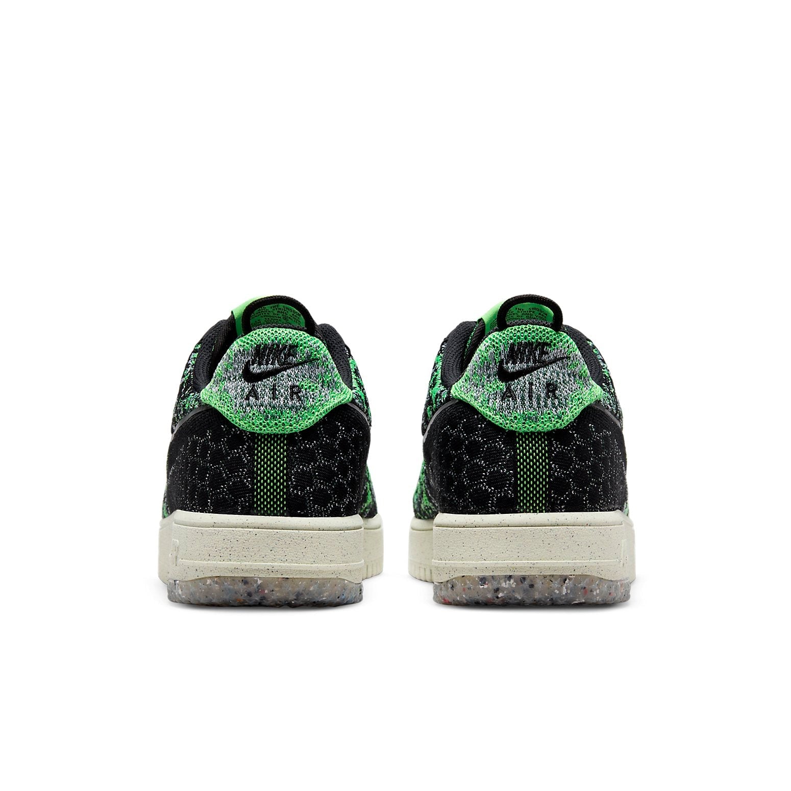 Nike Air Force 1 Crater Flyknit Next Nature 'Black Volt' DM0590-002