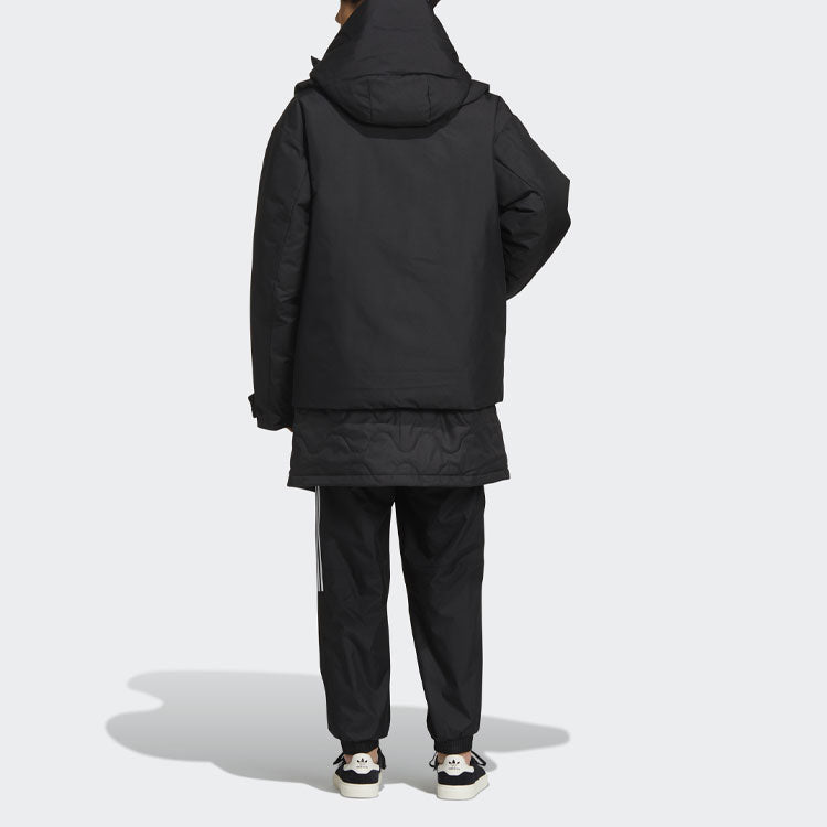 adidas originals Premium Jkt 2 Detachable Multiple Pockets Casual Sports Stay Warm Down Jacket Black GT7284