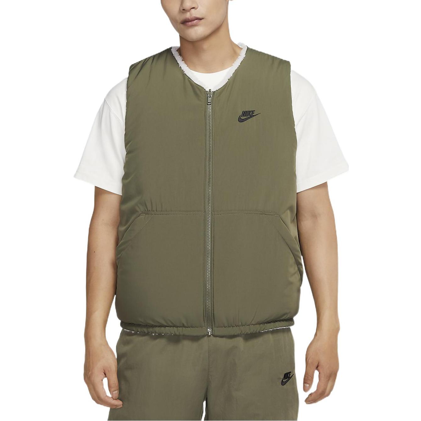 Nike Club+ Reversible Winterized Vest 'Green White' DQ4879-133