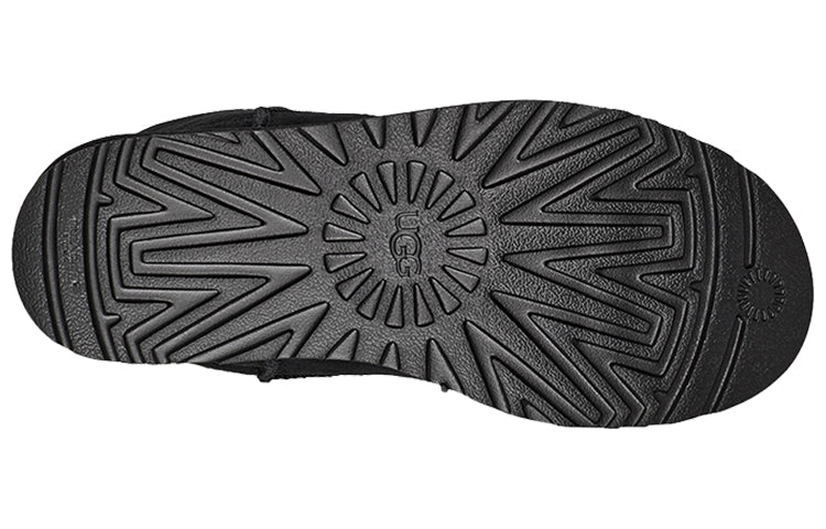 (WMNS) UGG Classic Mini Stud II Rivets Snow Boots Black 1119101-BLK