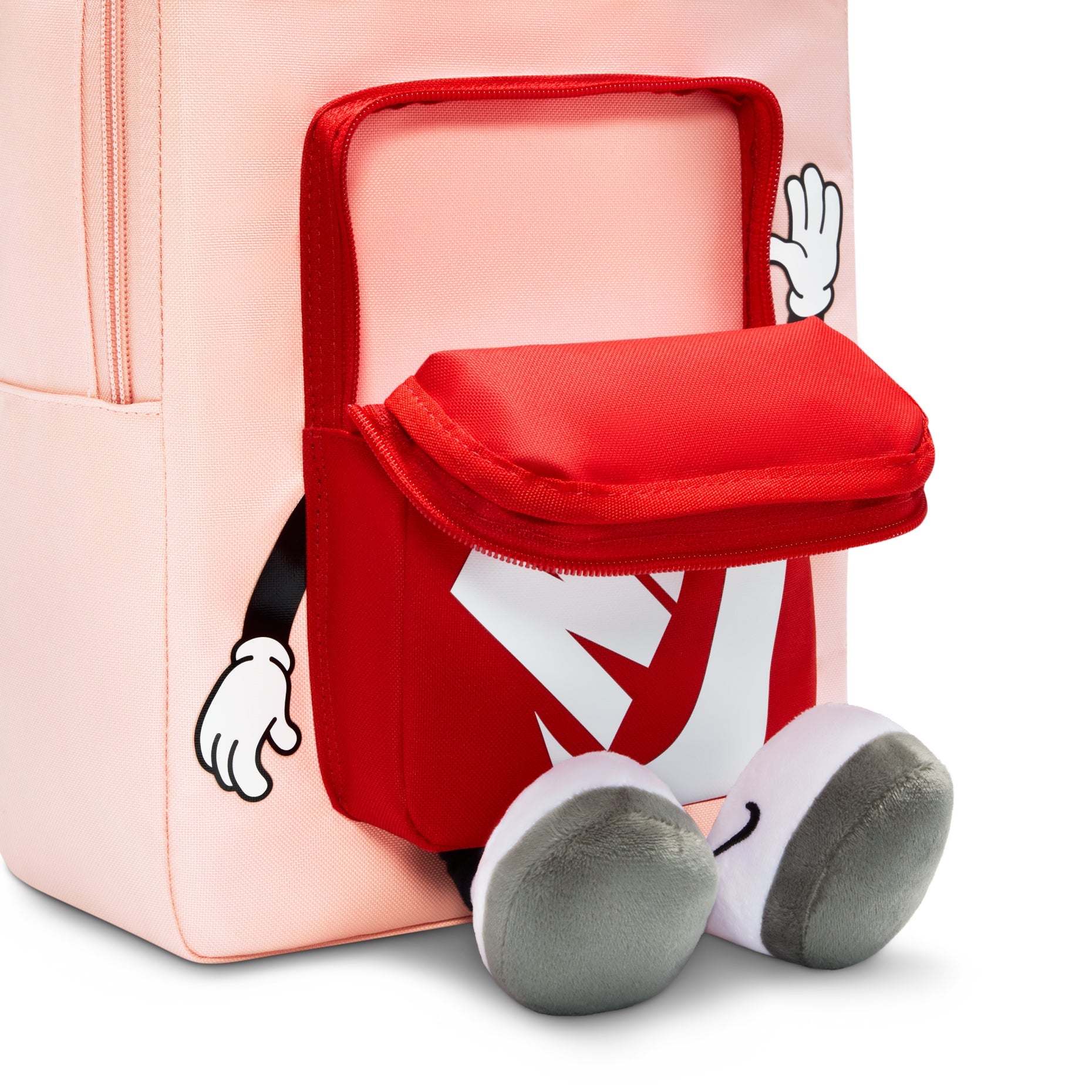 (GS) Nike Boxy Backpack 'Arctic Orange University Red' HM9973-800