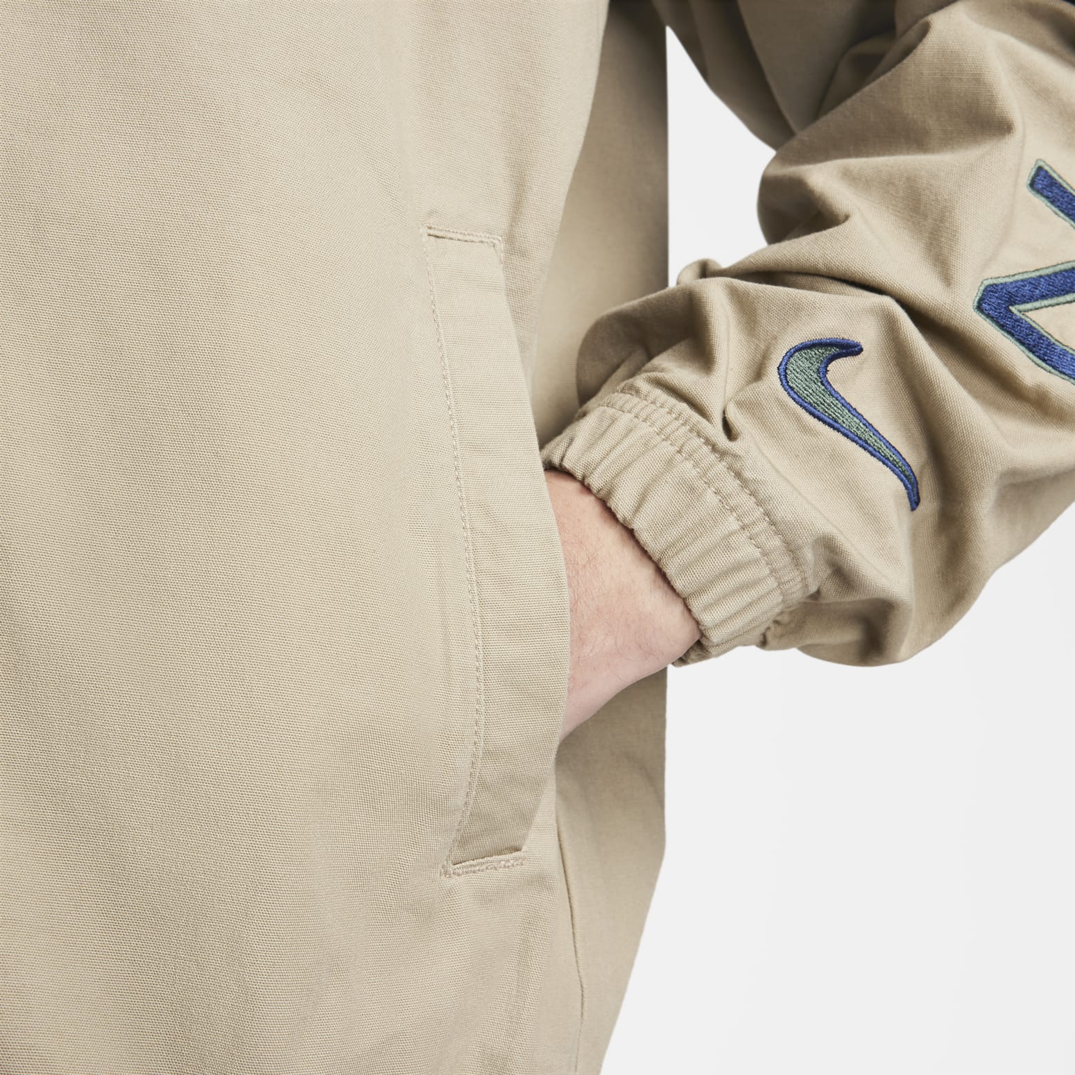 Nike Canvas Jacket 'Tan' FZ4727-247