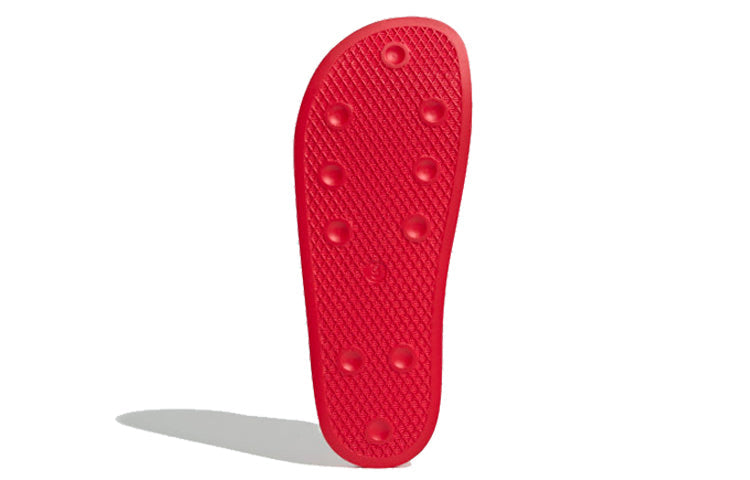 adidas originals Adilette Slides 'Red White' EF5432
