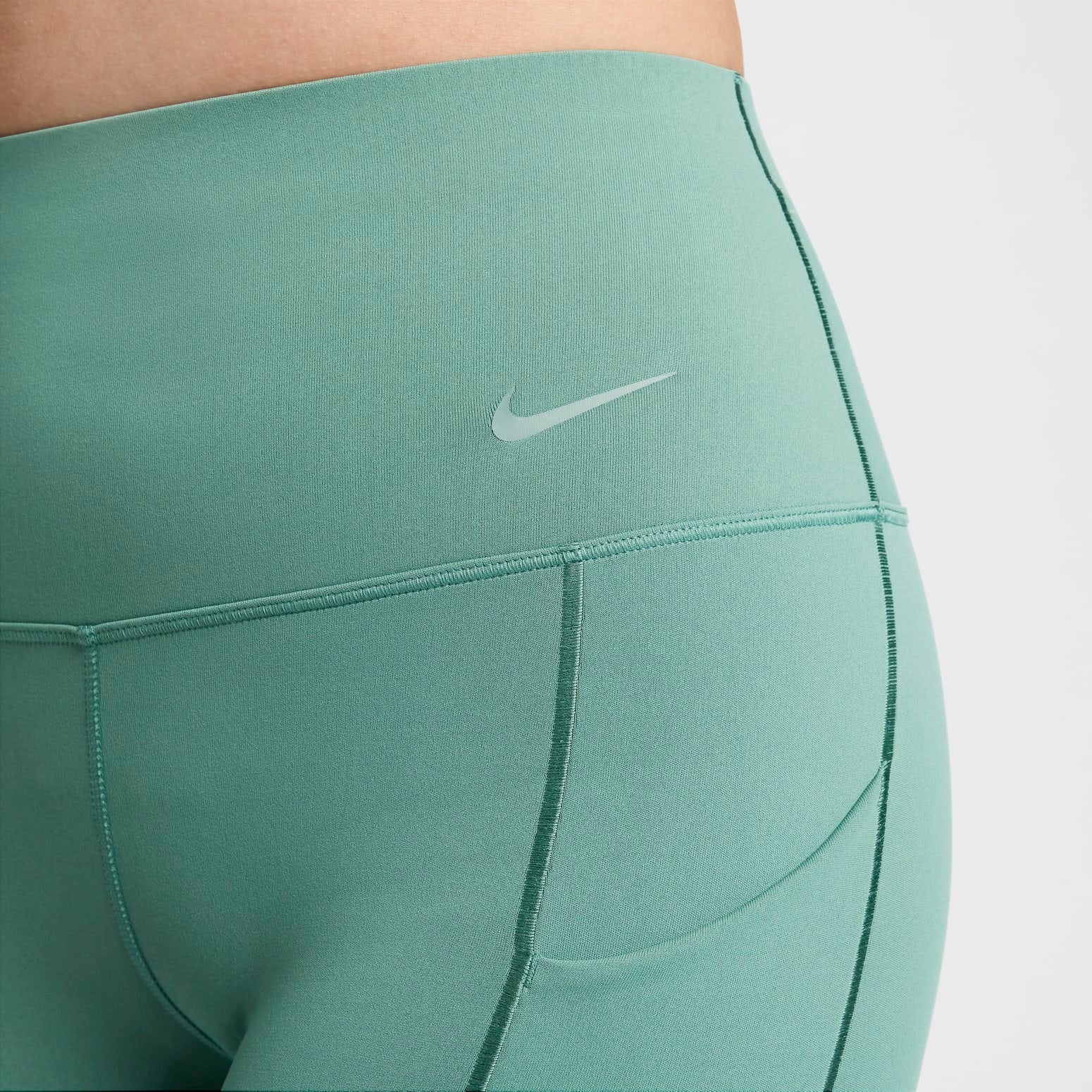 (WMNS) Nike Universa Medium-Support High-Waisted 7/8 Leggings 'Green' DQ5898-362