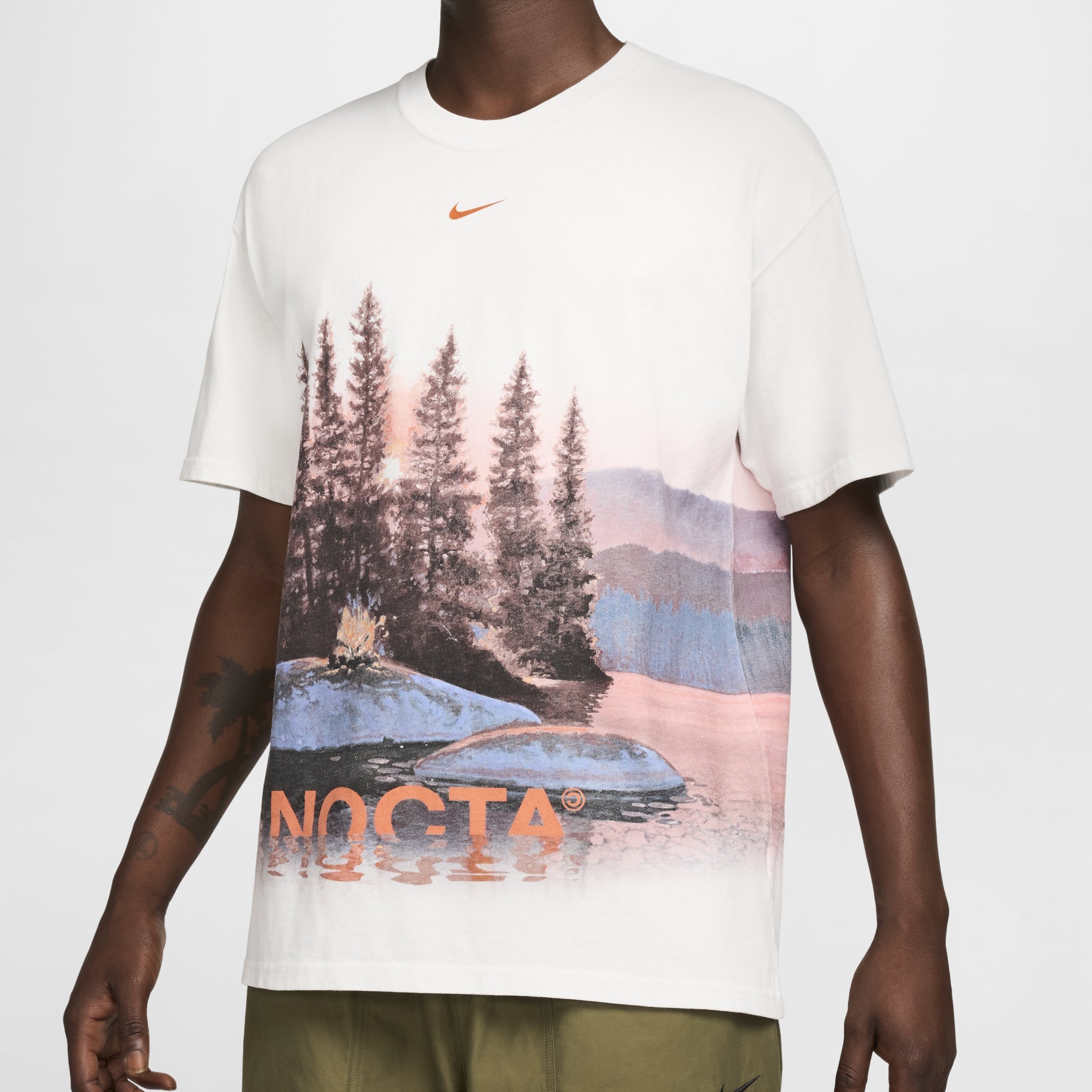 Nike x NOCTA Opal Reels T-shirt Asia Sizing 'White' FV7866-100