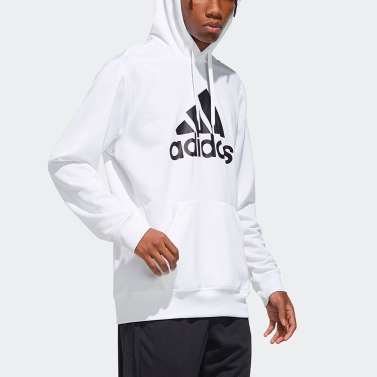 Men's adidas Logo logo Sports White Pullover FM5378