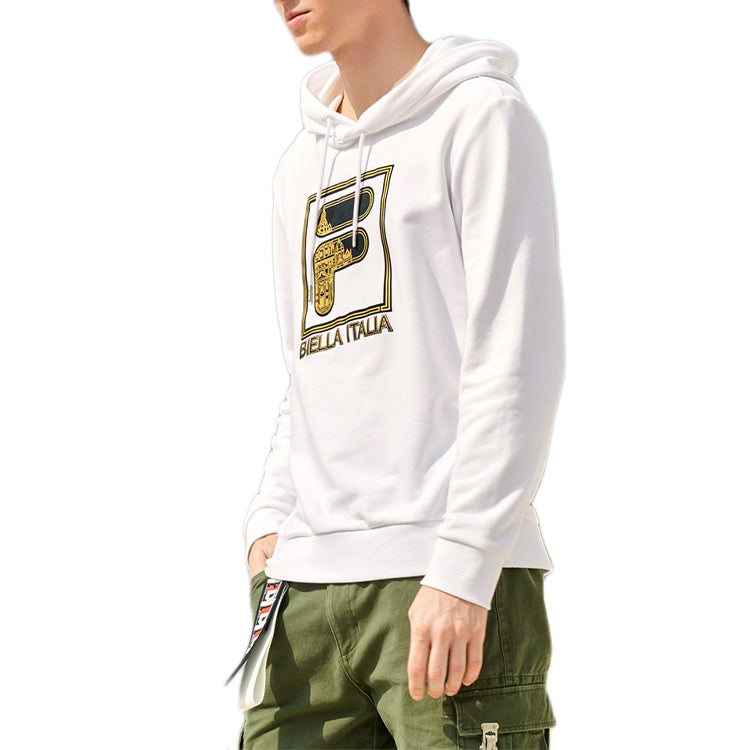 FILA Logo Pattern Printing Drawstring White F11M018206F-WT