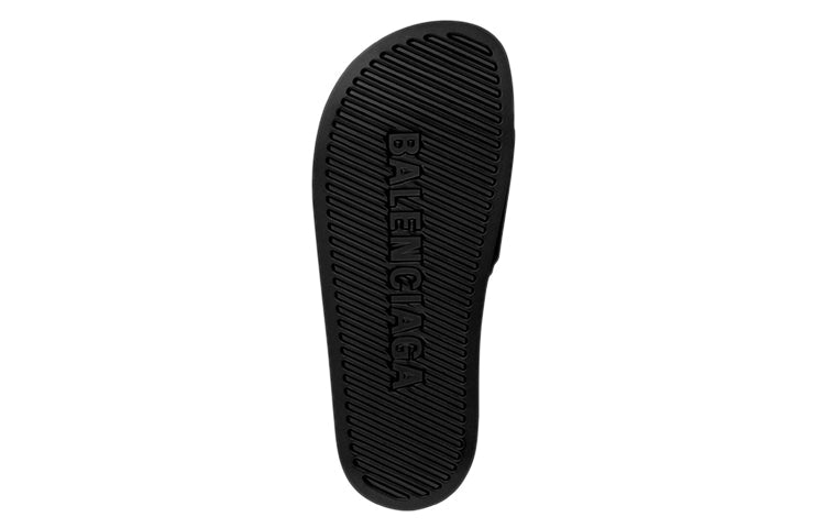 (WMNS) Balenciaga Pool Slides 'Black Rubber' 565547W1S801006