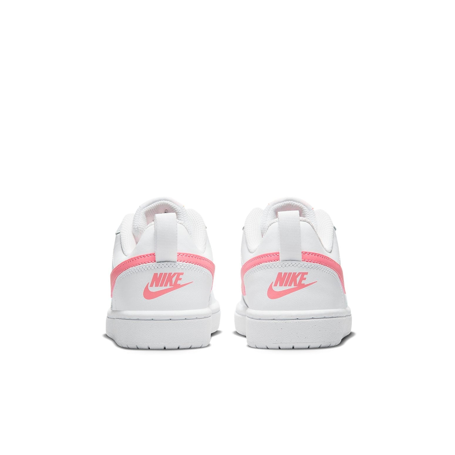 (GS) Nike Court Borough Low 2 'White Pink' BQ5448-124