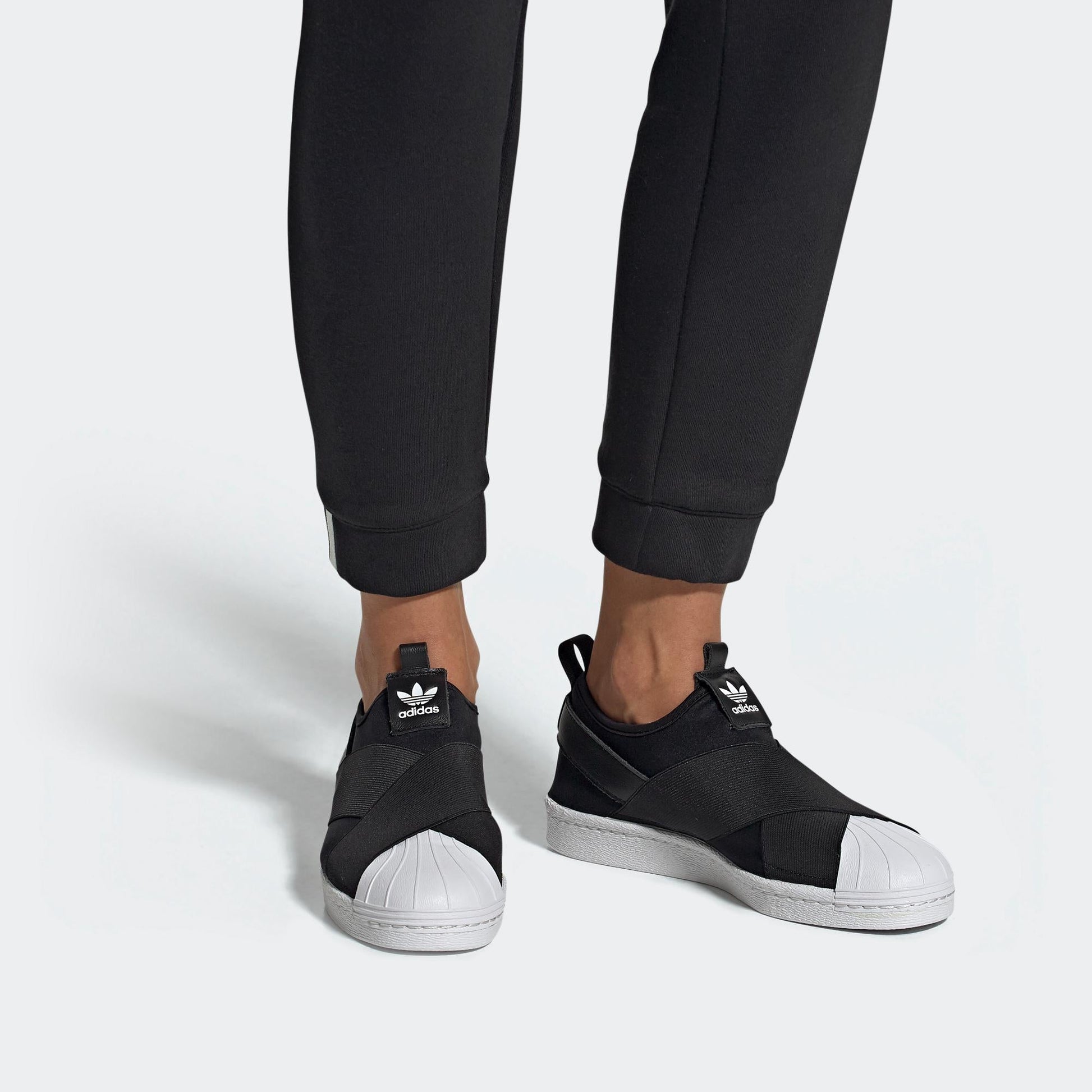 (WMNS) adidas Superstar Slip-On 'Black' S81337