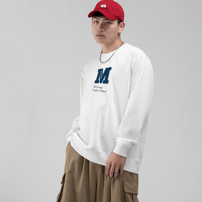Mizuno Logo Casual Sweater 'White' A2CA2A71