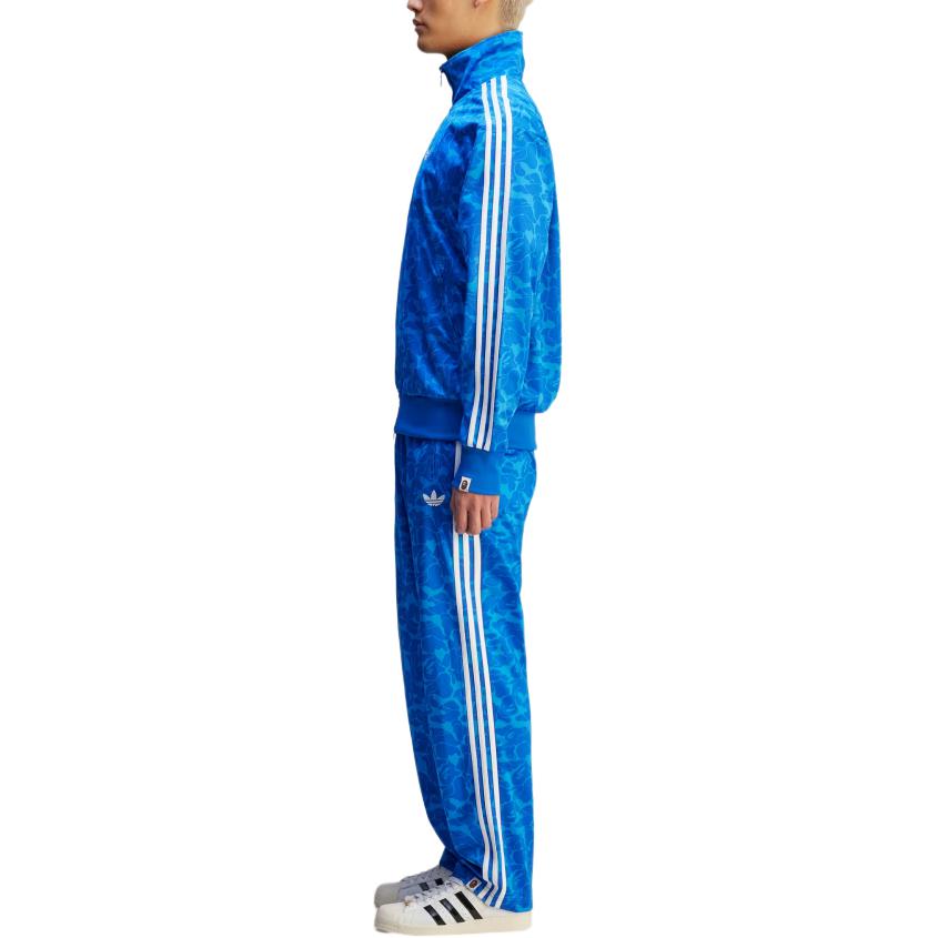 adidas x BAPE Firebird Track Top Asia Sizing 'Blue' JN7118
