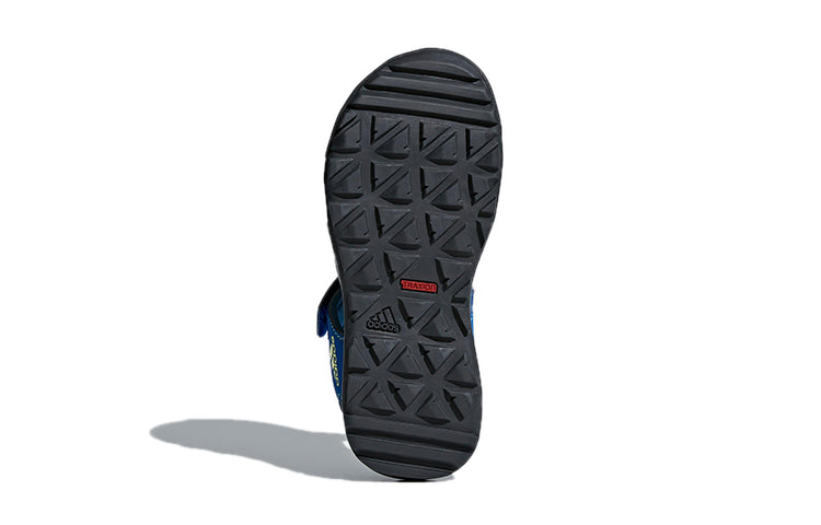 (GS) adidas Captain Toey K Velcro Outdoor Flat Heel Sports Blue Green Sandals 'Blue Green' CM7639