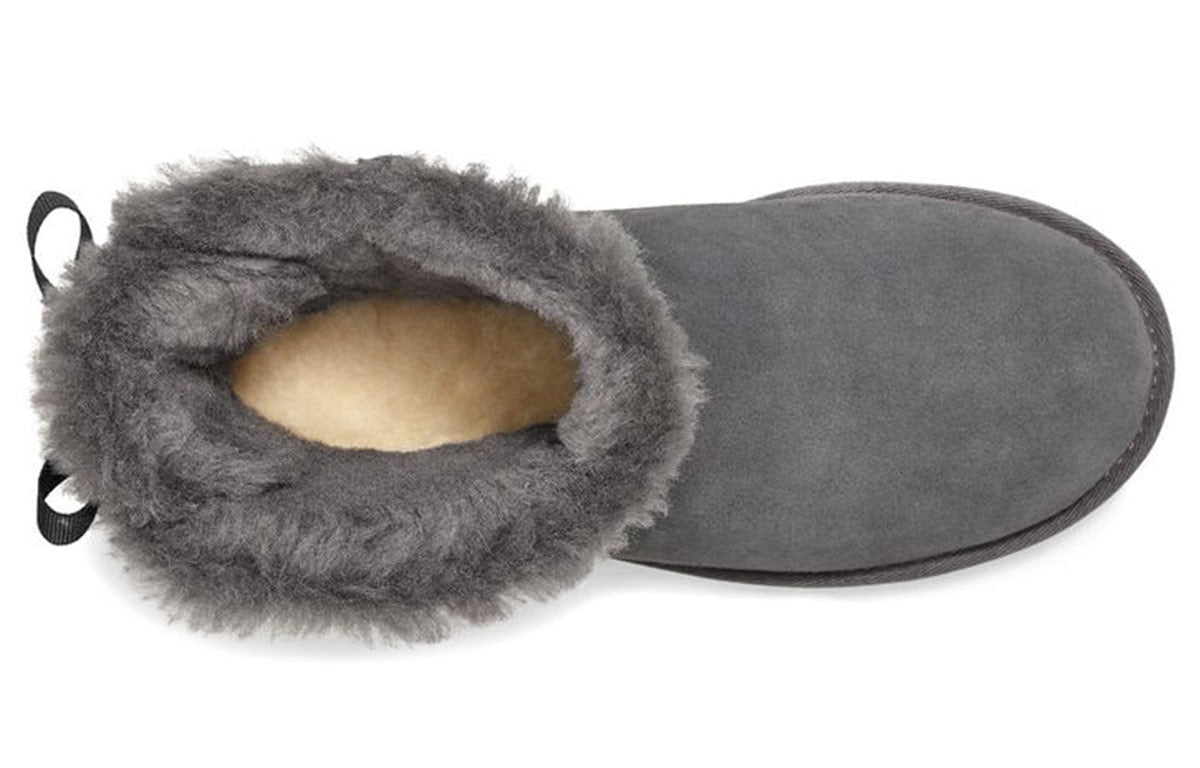 (WMNS) UGG Mini Continuity Bow 'Grey' 1110705-CHRC