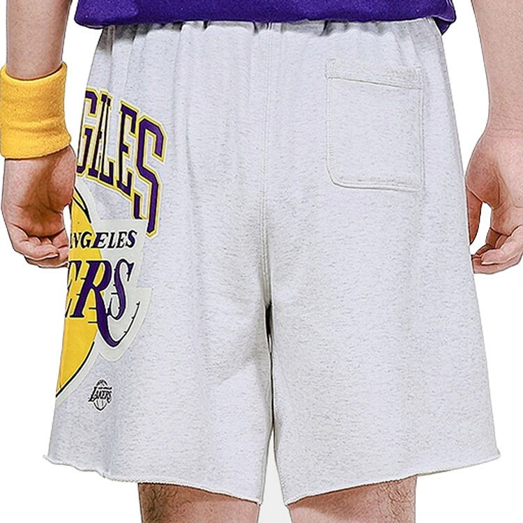 Nike Los Angeles Lakers Basketball Athleisure Casual Sports Breathable Shorts light grey DB1956-051