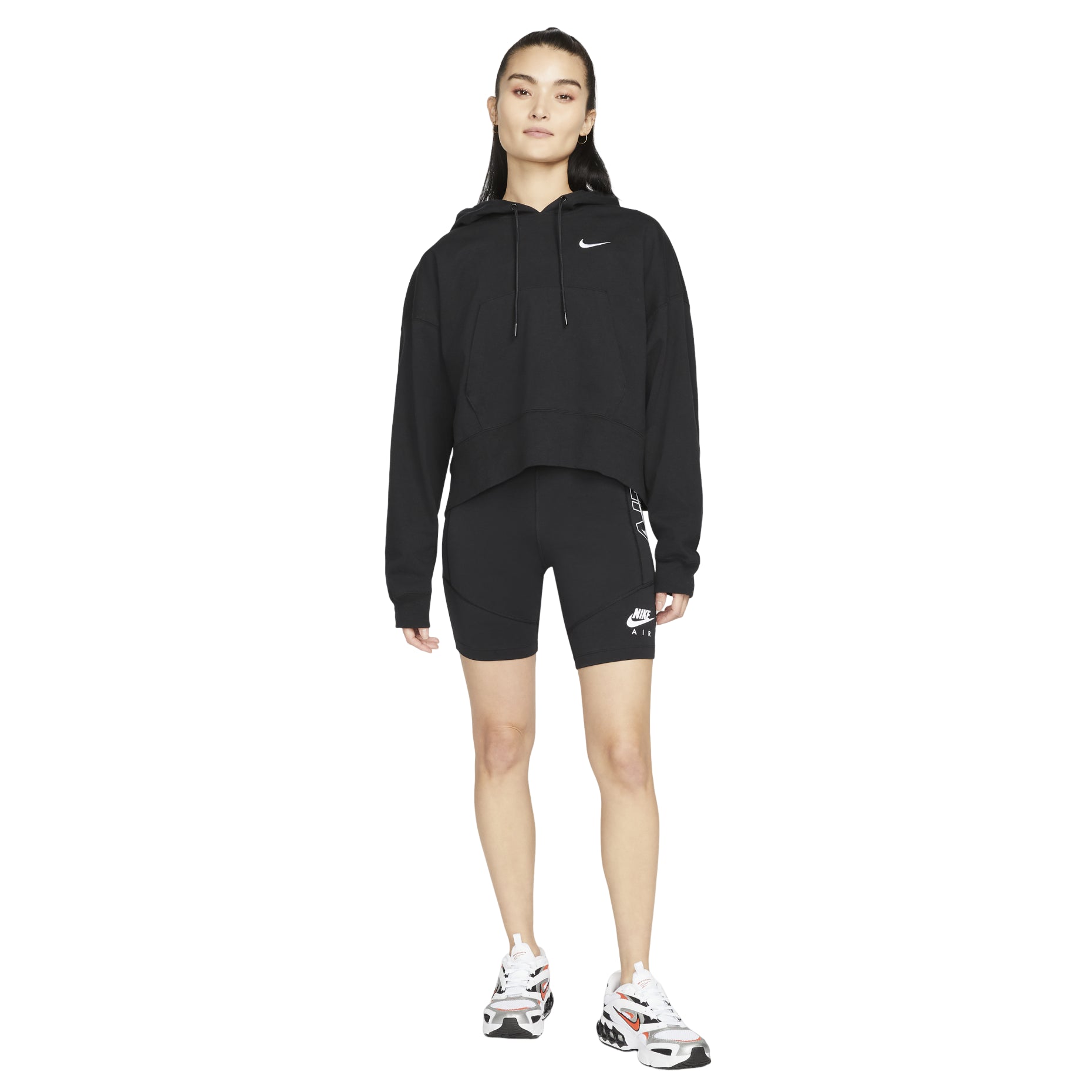 (WMNS) Nike Nsw Pullover Hoodie 'Black' DM6418-010