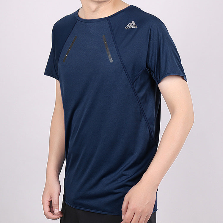 adidas Running Sports Short Sleeve Blue GC9921