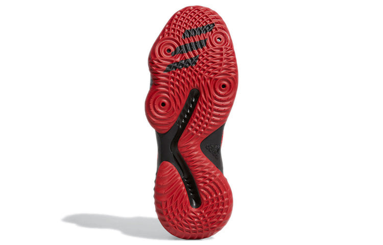 adidas Court Vision 3 Wear-Resistant Retro Basketball Shoes Red Black Unisex 'Red Black' H67758