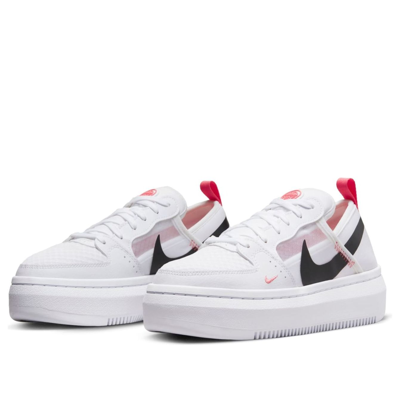 (WMNS)Nike Court Vision ALTA 'White Black Coral' CW6536-103