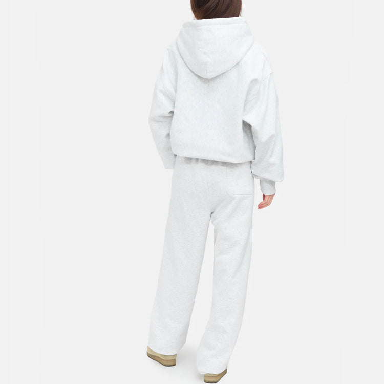 Stussy Swirl Applioue Hoodie 'Light Grey' 118478