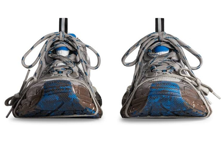 Balenciaga 3XL Sneakers 'Worn Out Grey White and Blue Mesh and Polyurethane' 734734W3XL71214