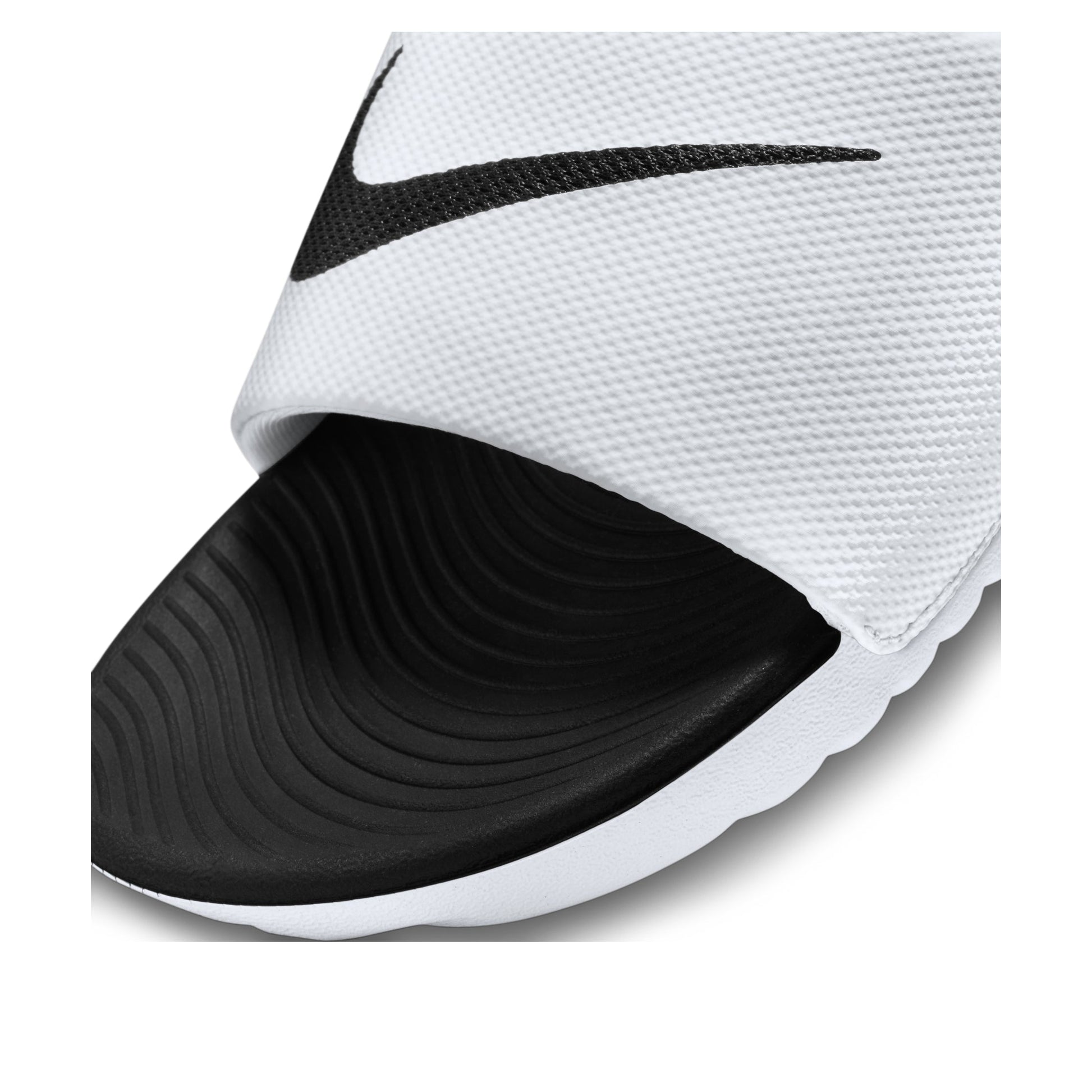 (GS) Nike Kawa Slide 'White Black' 819352-100