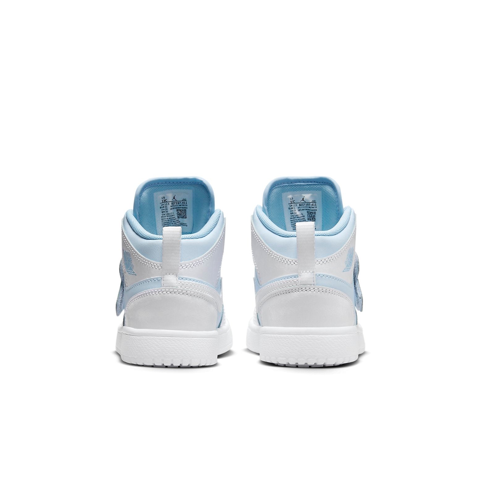 (PS) Air Jordan 1 Mid ' White BLue' BQ7197-411