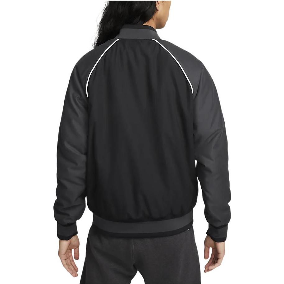 Nike Baseball Collar Raglan Sleeve Long Sleeves Jacket Men's Black DQ6148-010