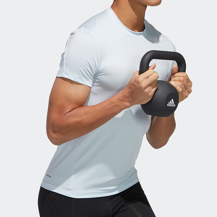 adidas Training Sports Short Sleeve Tee 'Light Sky Blue' GM5067