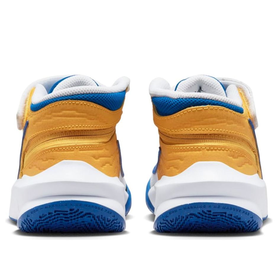 (GS) Nike Team Hustle D10 FlyEase 'White Game Royal' DZ2760-141
