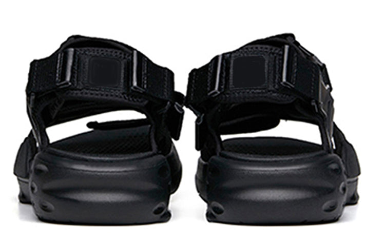 ANTA x Snoopy BaDao Sandals 'Black' 912126963-1