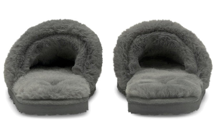 (WMNS) PUMA Fluff Slide 'Charcoal Grey' 384937-02