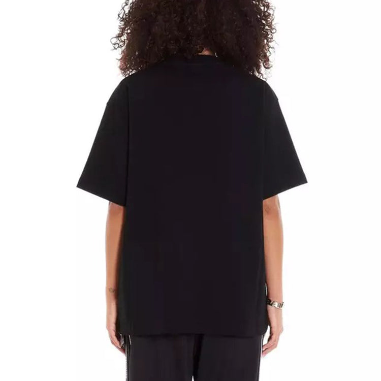 Balenciaga Unisex Paris Printing Round-neck Black 594599TGV661000