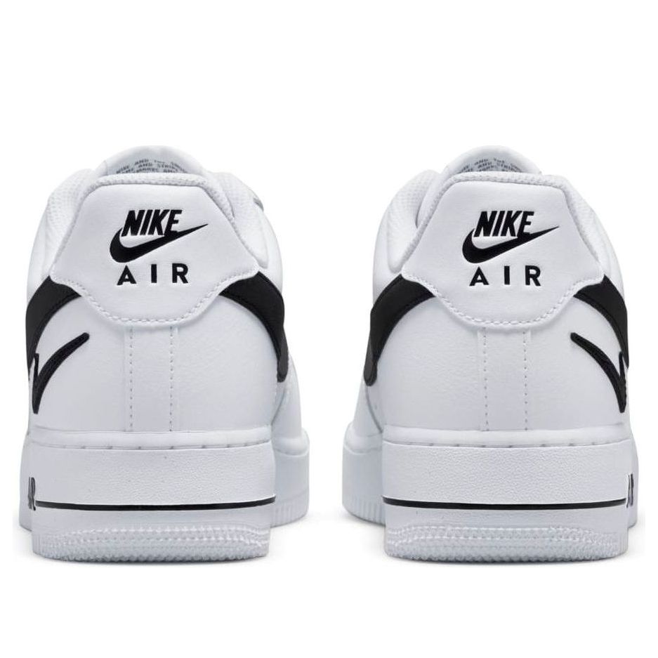 Nike Air Force 1 '07 'Cut Out Swoosh - White Black' DR0143-101