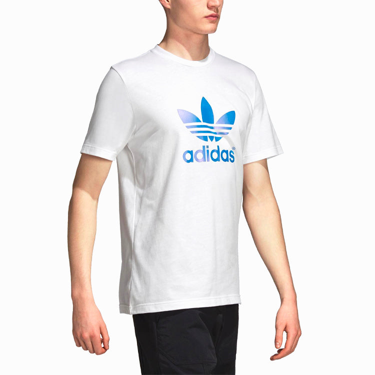 adidas originals Blue Logo Short Sleeve White DP8570