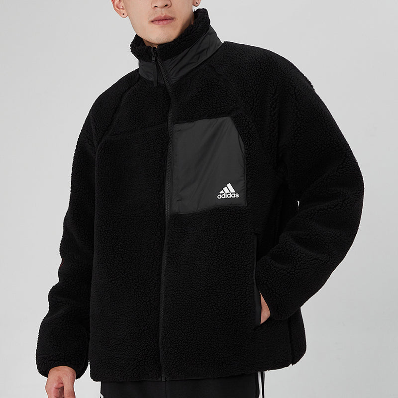 adidas Sherpa Reversible Jacket Asia Sizing 'Black' H20784