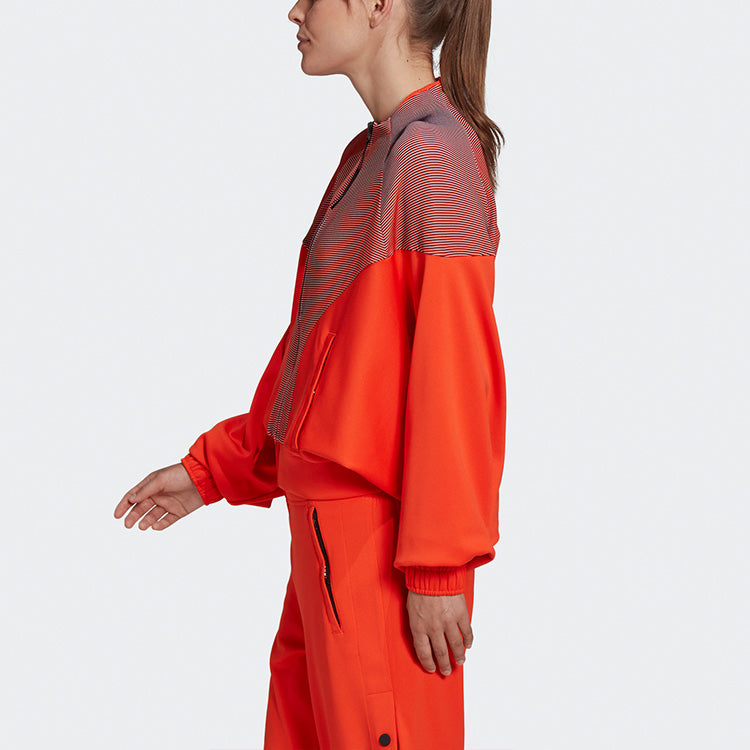 (WMNS) adidas Cover Up Jacket Orange/Yellow/Black GH8222