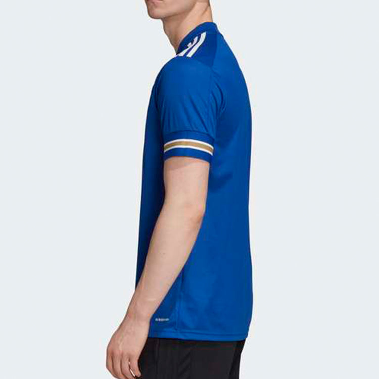 Men's adidas Home Fan Edition Short Sleeve Blue T-Shirt EK5571