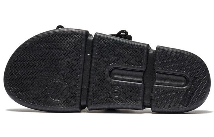 Li-Ning Reflective Sandals 'Black Silver' AGAS013-2