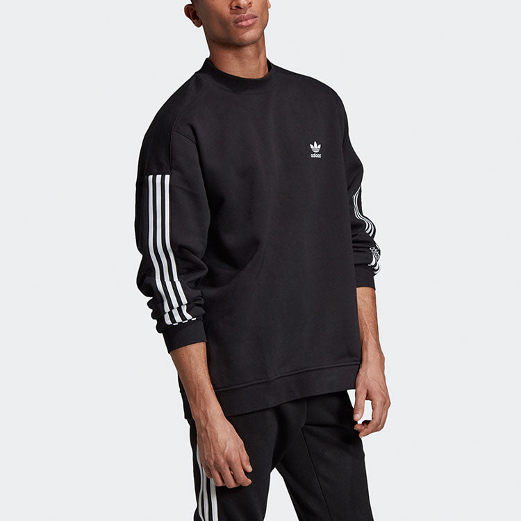 adidas originals Lock Up 3-stripes Sweatshirt Men Black ED6121