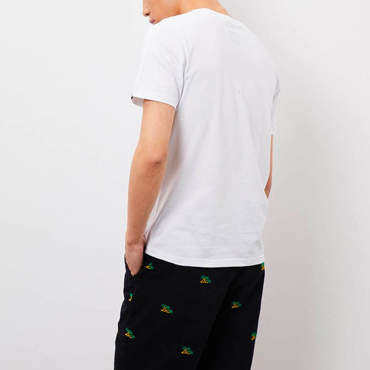 Men's Vans Pattern Printing Sports Short Sleeve White VN0A3ZNNWHT