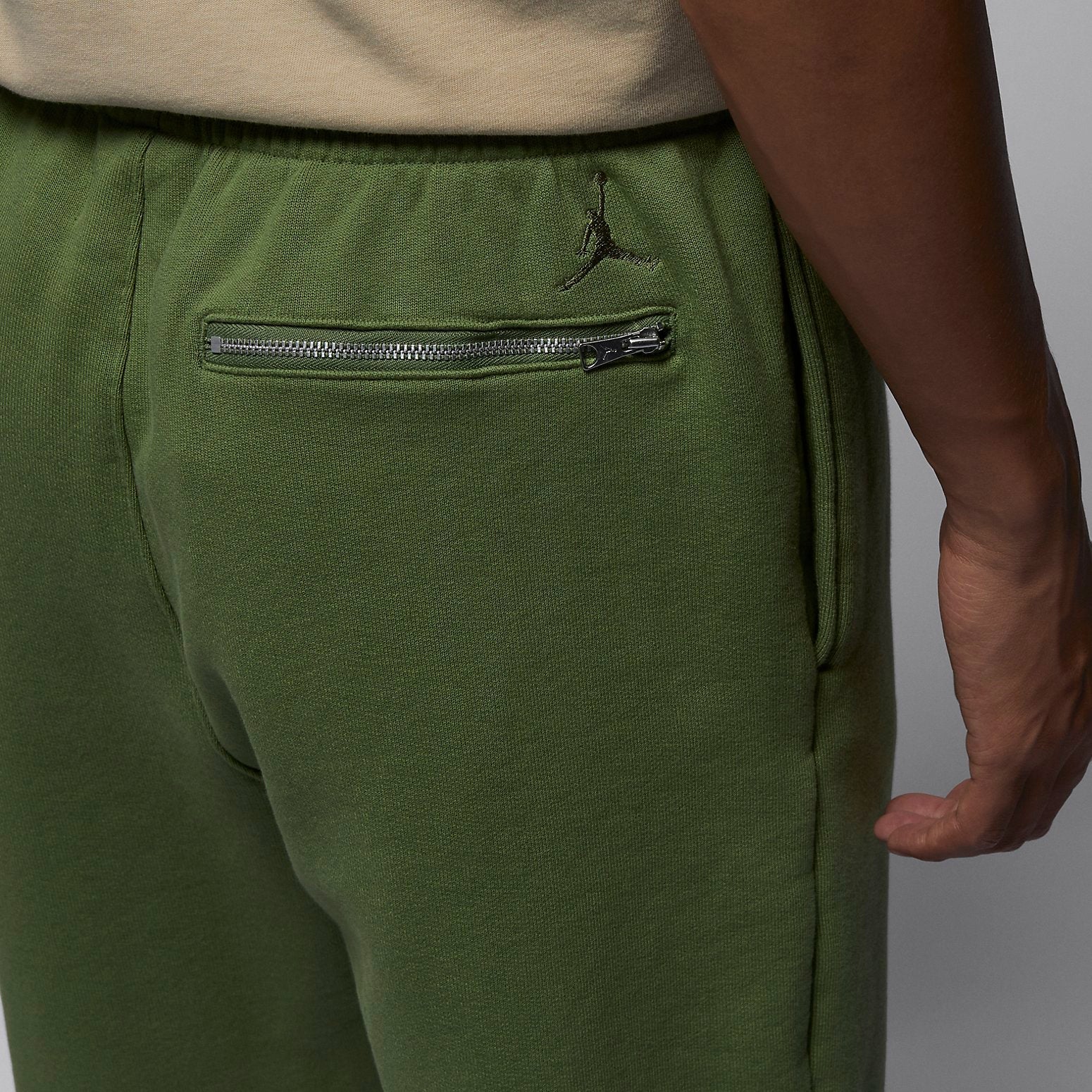 Air Jordan Wordmark Fleece Sweatpants 'Sky J Light Olive' FJ0697-340