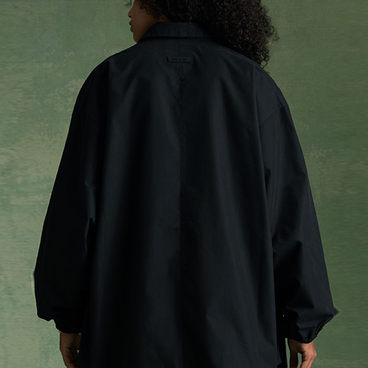 Fear of God Essentials FW23 Button Down Shirt 'Jet Black' 186BT234020F