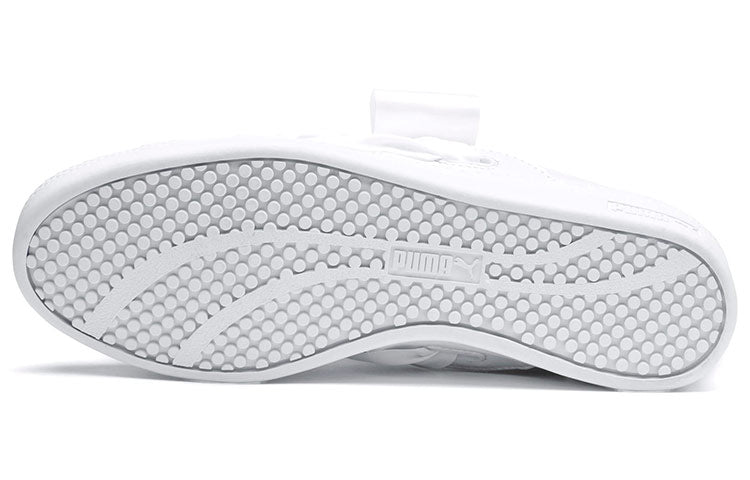 (WMNS) PUMA Smash Bkl Patent Shoes White 369638-01